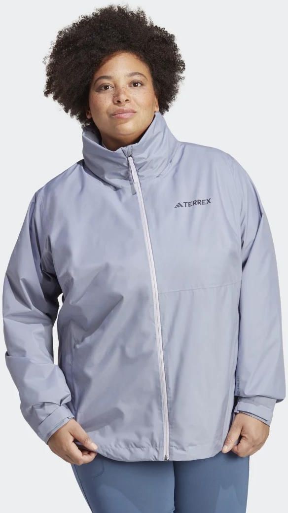 Adidas Terrex Multi RAIN.RDY 2-Layer Rain Jacket (Plus Size