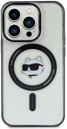 Karl Lagerfeld Klhmp15Shchnotk Etui Obudowa Do Iphone 15 6 1" Transparent Hardcase Iml Choupette`S Head Magsafe