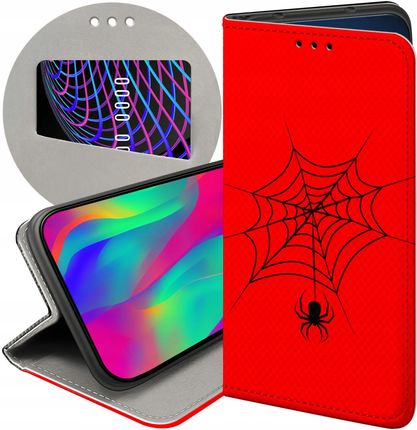 Hello Case Etui Z Klapką Do Samsung Galaxy M52 5G Pająk Spider Pajęczyna Futerał