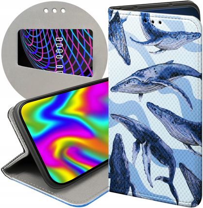 Hello Case Etui Z Klapką Do Samsung Galaxy M52 5G Morze Fale Woda Aqua Futerał