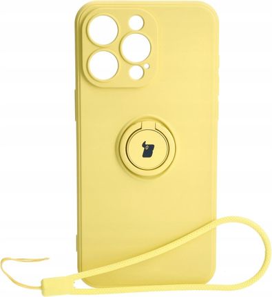 Bizon Etui Silikonowe Z Uchwytem Do Iphone 15 Pro Max Obudowa Case
