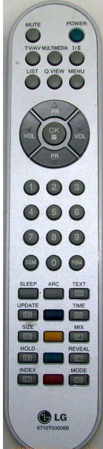 Telecomando Sostitutivo Per LG 6710T00008B - Non Universale, Con Batterie Incluse - 2