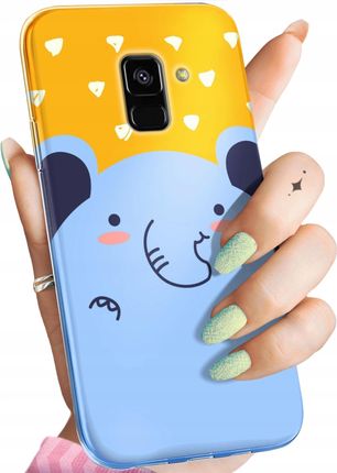 Hello Case Etui Do Samsung Galaxy A5 A8 2018 Słoń Słonie Słoniki Obudowa Case