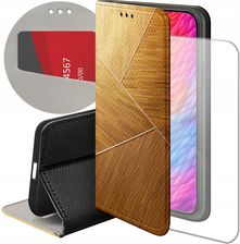 Hello Case Etui Z Klapką Do Iphone 15 Pro Brązowe Drewniane Brown Futerał Case