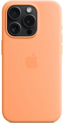 Apple Etui Silicone Case With Magsafe Do Iphone 15 Pro Pomarańczowy