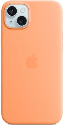 Apple Etui Silicone Case With Magsafe Do Iphone 15 Plus Pomarańczowy