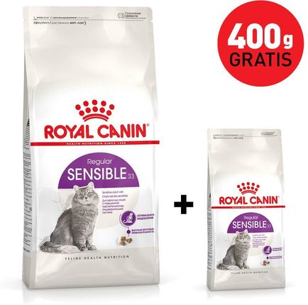 Royal Canin Sensible 33 4kg + 400g gratis