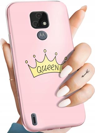 Hello Case Etui Do Motorola Moto E7 Księżniczka Queen