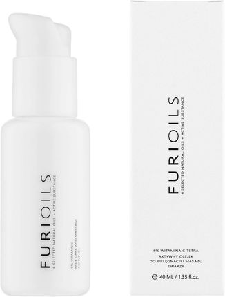 Liqpharm Furioils Active Oil 6% Vitamin C Tetra Przeciwzmarszczkowe serum olejowe do masażu i pielęgnacji twarzy 40 ml