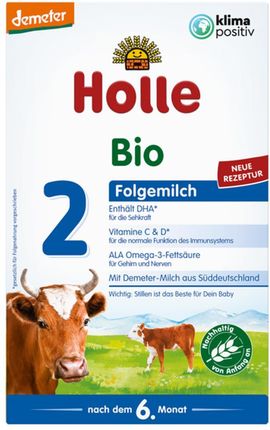 HOLLE Bio mleko następne 2 Z ALA Omega-3 witaminą C i D, 600g