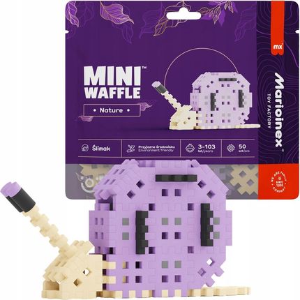 Marioinex Mini Waffle Nature Ślimak 50El. 906101