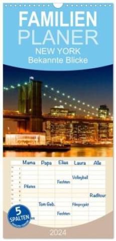 Familienplaner NEW YORK Bekannte Blicke Mit Spalten Wandkalender X Cm CALVENDO