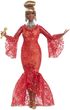 Barbie Celia Cruz Lalka Inspiring Women (SIOC) w czerwonej koronkowej sukience HJX31