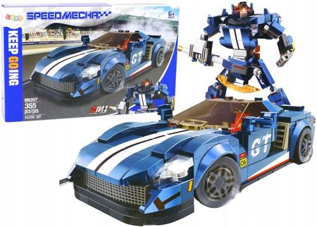 Leantoys Klocki Konstrukcyjne Pojazd Auto Sportowe Robot Fute Gt 355El.