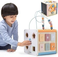 Zdjęcie Viga Toys Polarb Edukacyjna Kostka 8W1 Sześcian Aktywności - Jelcz-Laskowice