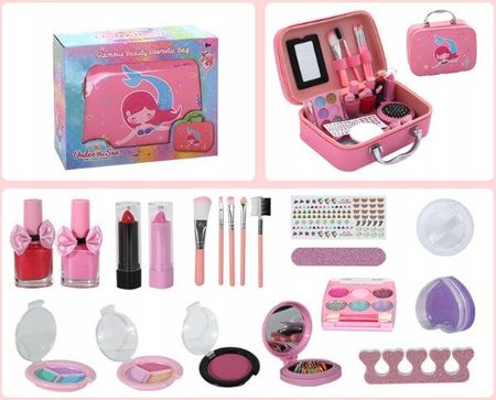 Pan I Pani Gadżet Zestaw Kosmetyków Dla Dzieci Z Walizką Makeup Box - zdjęcie 3