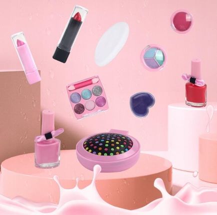 Pan I Pani Gadżet Zestaw Kosmetyków Dla Dzieci Z Walizką Makeup Box - zdjęcie 4