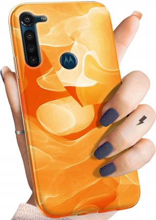 Hello Case Etui Do Motorola Moto G8 Power Pomarańczowe