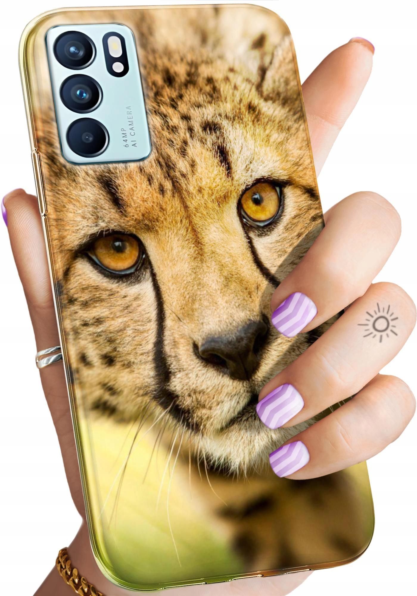 Hello Case Etui Do Oppo Reno 6 5G Gepard Cętki Panterka Etui na telefon ceny i opinie Ceneo pl