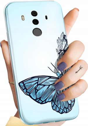 Hello Case Etui Do Huawei Mate 10 Pro Motyle Butterfly Barwne Obudowa Pokrowiec