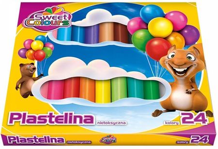 Sweet Colours Plastelina 24 Koma Plast