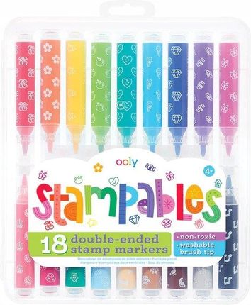 Ooly Flamastry Ze Stempelkami Stampables