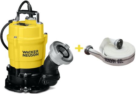 Pompa zatapialna do wody brudnej Wacker Neuson PST2 400 (+ płyta dolna i wąż tłoczny Bogdan Gil WV-52-20ŁA)
