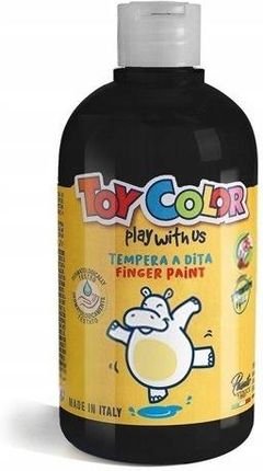 Toy Color Farba Do Malowania Palcami 500Ml Czarna