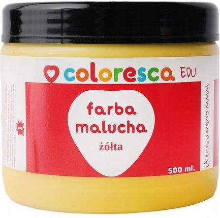 Coloresca Edu Farba Malucha 500Ml Żółty