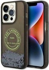 Karl Lagerfeld Nakładka Do Iphone 14 Pro Max 6 7" Klhcp14Xlcrsgrk Czarna Hardcase Liquid Glitter Rsg