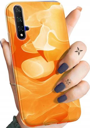 Hello Case Etui Do Huawei Nova 5T Honor 20 Pomarańczowe