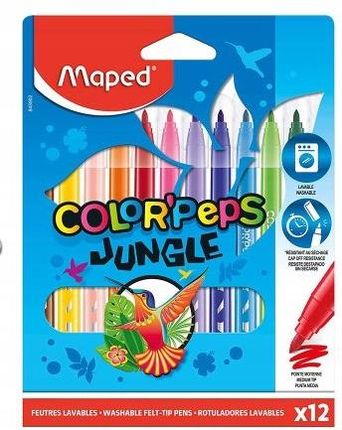 Maped Flamastry Colorpeps Jungle 12Szt. 55D-230