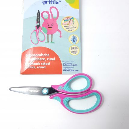 Pelikan Nożyczki Dla Dzieci Różowe Griffix