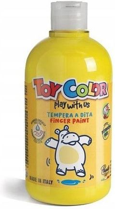 Toy Color Farba Do Malowania Palcami 500Ml Żółta