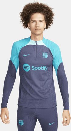 Męska Treningowa Koszulka Piłkarska Nike Dri-Fit Adv Fc Barcelona Strike Elite Niebieski