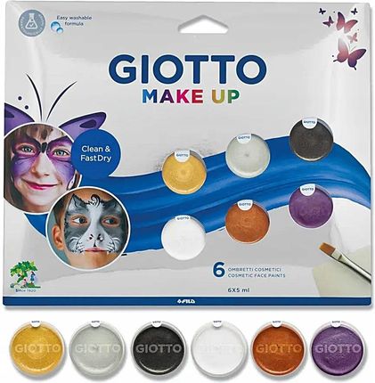 Zestaw Farb Do Malowania Twarzy Metaliczny Giotto