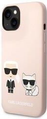 Karl Lagerfeld Nakładka Do Iphone 14 Plus 6 7" Klhmp14Msskci Jasnoróżowa Hc Magsafe Liquid Silicone Choupette
