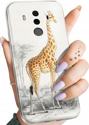 Hello Case Etui Do Huawei Mate 10 Pro Żyrafa Śmieszne Sawanna Obudowa Pokrowiec
