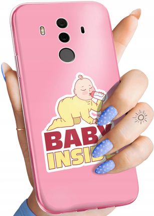 Hello Case Etui Do Huawei Mate 10 Pro Ciążowe Pregnant Baby Shower Obudowa
