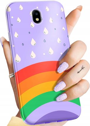 Hello Case Etui Do Samsung Galaxy J7 2017 Tęcza Rainbow