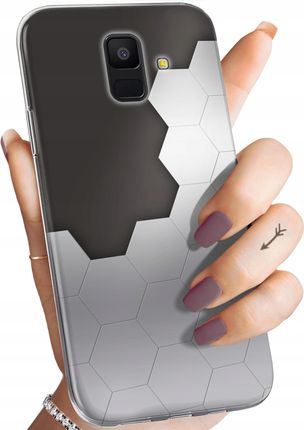 Hello Case Etui Do Samsung Galaxy A6 2018 Szare Grey