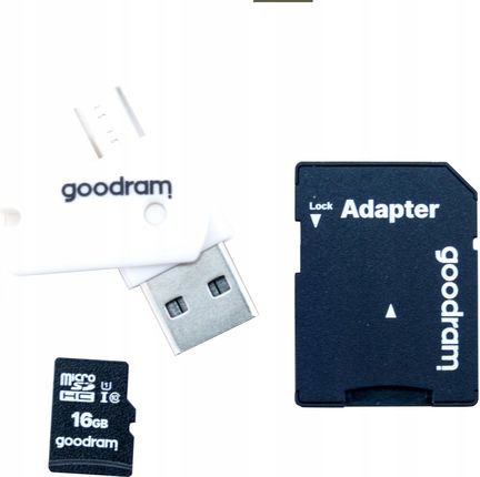 Goodram Oryginalna 16Gb Karta Pamięci Microsd Do Huawei Mediapad T3 8