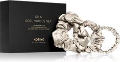 Zdjęcie Notino Silk Collection Scrunchie Set Zestaw Jedwabnych Gumek Do Włosów Odcień Cream - Gliwice