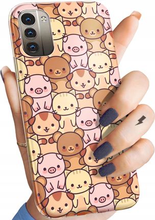 Hello Case Etui Do Nokia G11 4G G21 Zwierzęta Pieski Kotki Lamy Domowe