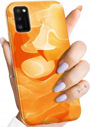 Hello Case Etui Do Samsung Galaxy A41 Pomarańczowe Pomarańcze Orange Obudowa
