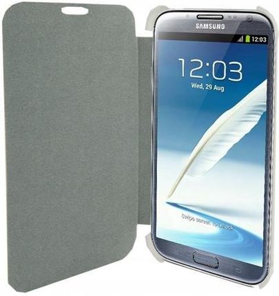 4World Etui Ochronne Do Galaxy Note 2 5 5'' Slim Leather Białe