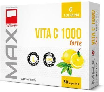 Colfarm Max Vita C 1000 Forte 30Kaps. - Opinie I Ceny Na Ceneo.pl