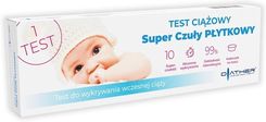 Zdjęcie Diather Test ciążkowy super czuły płytkowy 1Szt. - Biała Podlaska