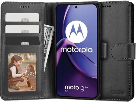 Tech Protect Tech Protect Etui Wallet Do Motorola Moto G84 5G Czarny