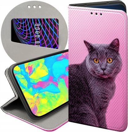 Hello Case Etui Z Klapką Do Samsung Galaxy M52 5G Koty Kotki Kociaki Futerał